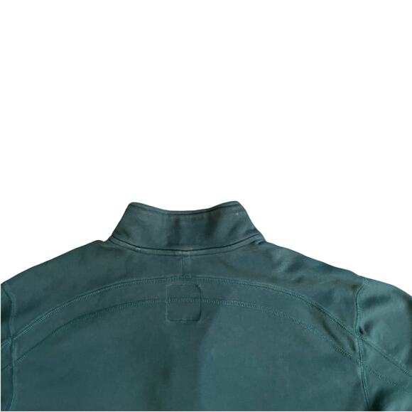 TOMMY BAHAMA Men's Quarter Zip Sweater Long Sleeve Pima Cotton Green Size XXL - Picture 11 of 16